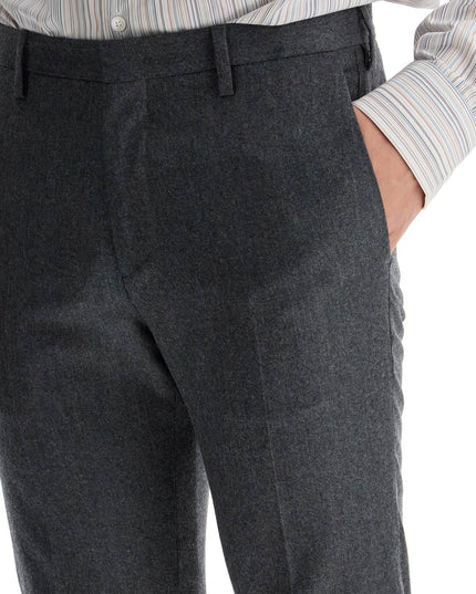 Paul Smith slim fit flannel trousers in eight