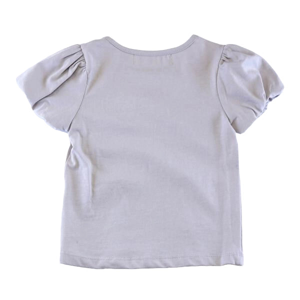 Pearl Embellished Tee Grey