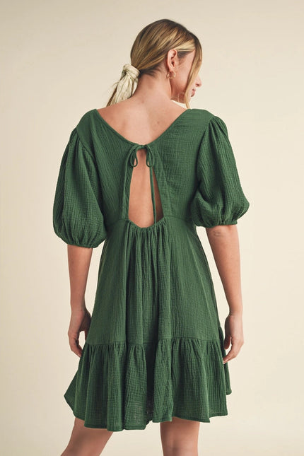 Penny Dress Emerald-Dress-AEMI + CO-Urbanheer