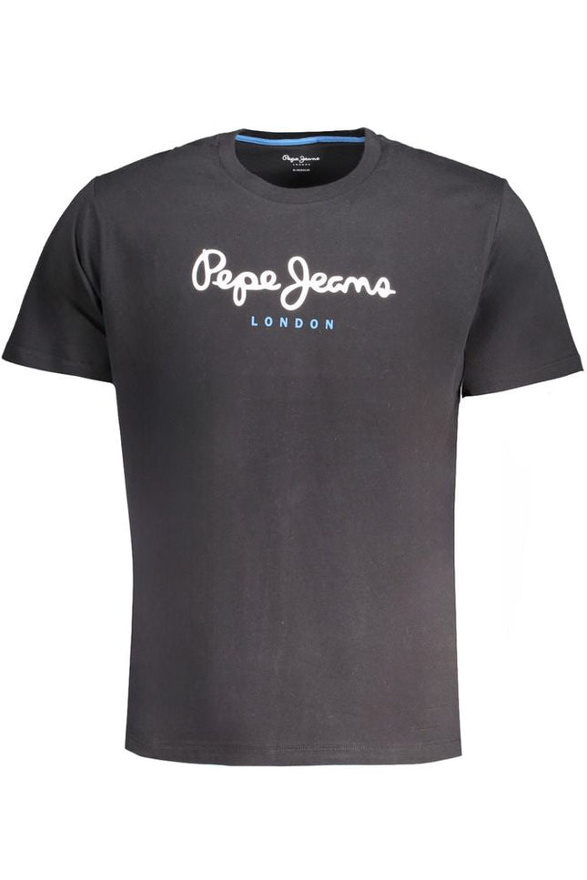 Pepe Jeans Black Cotton T-Shirt