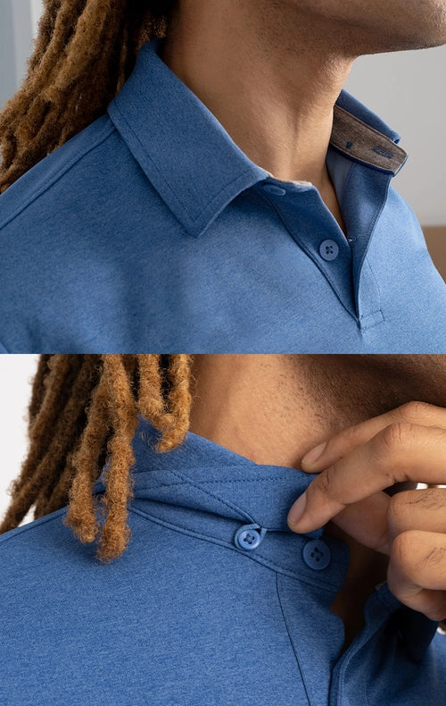 Performance Polo - Solids Blue