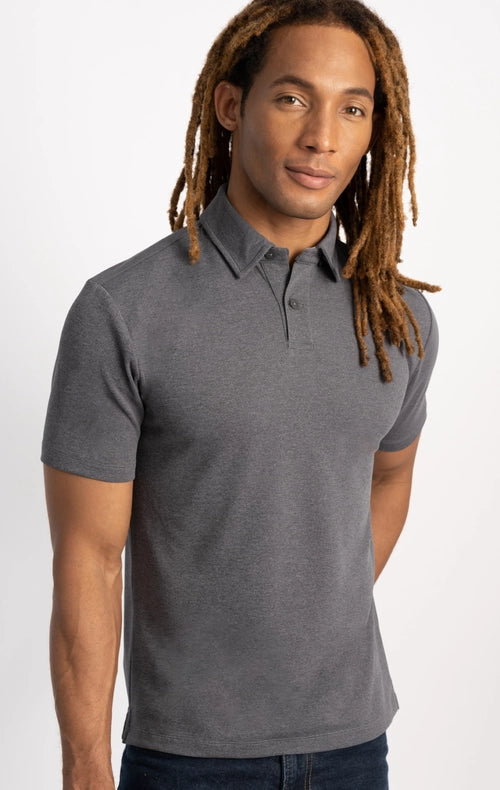 Performance Polo - Solids Charcoal