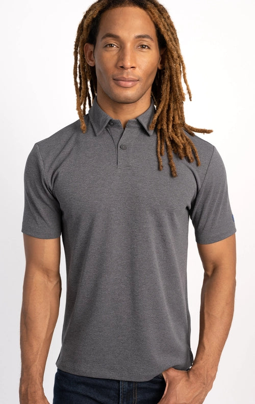 Performance Polo - Solids Charcoal