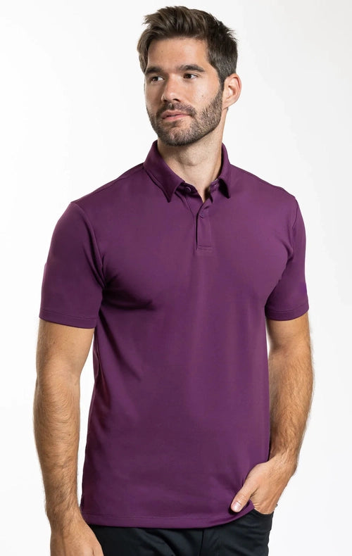 Performance Polo - Solids Plum