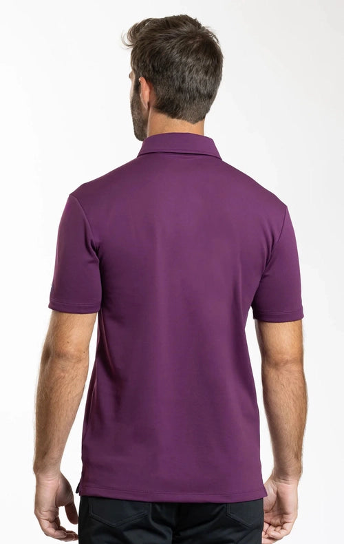 Performance Polo - Solids Plum