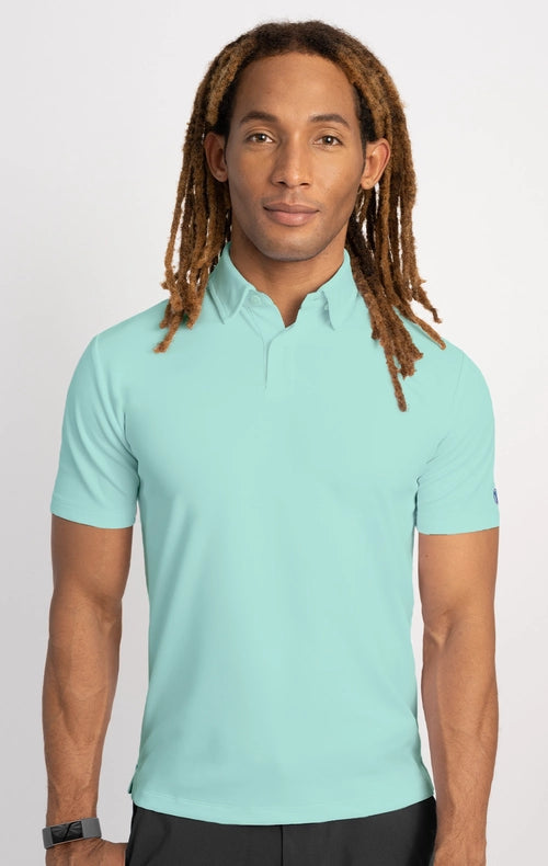 Performance Polo - Solids Turquoise