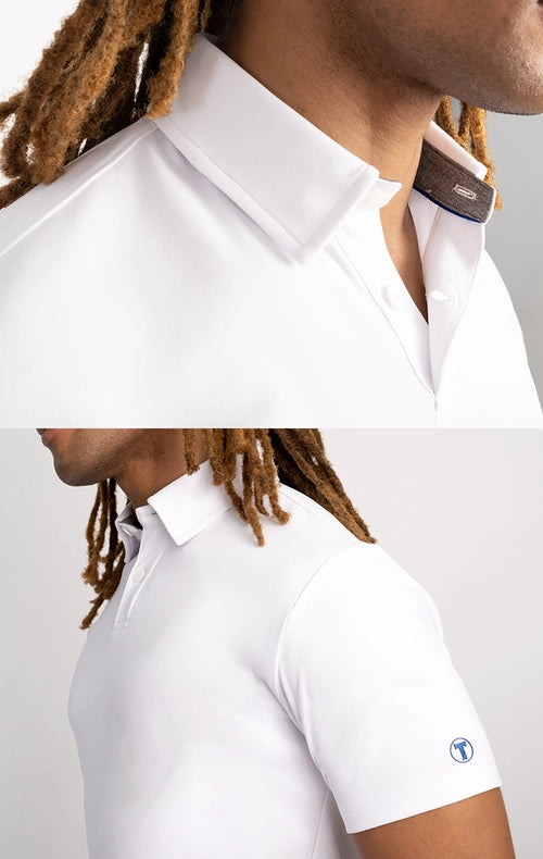 Performance Polo - Solids White