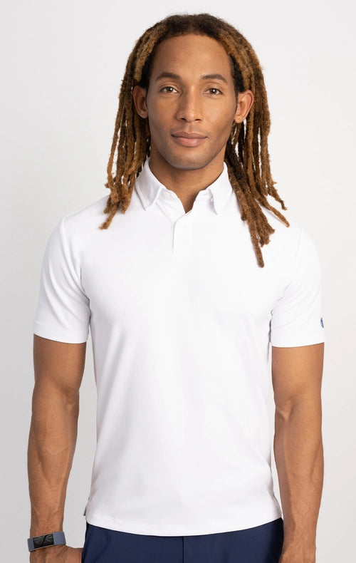 Performance Polo - Solids White