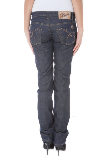 Phard Blue Cotton Jeans & Pant