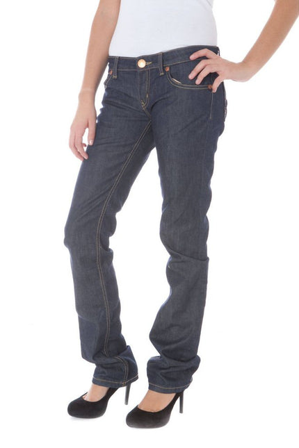 Phard Blue Cotton Jeans & Pant