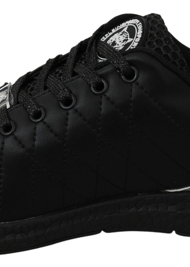 Philipp Plein Elegant Black Gisella Sneakers