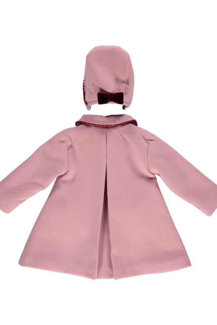 Pink Coat with Removable Hood