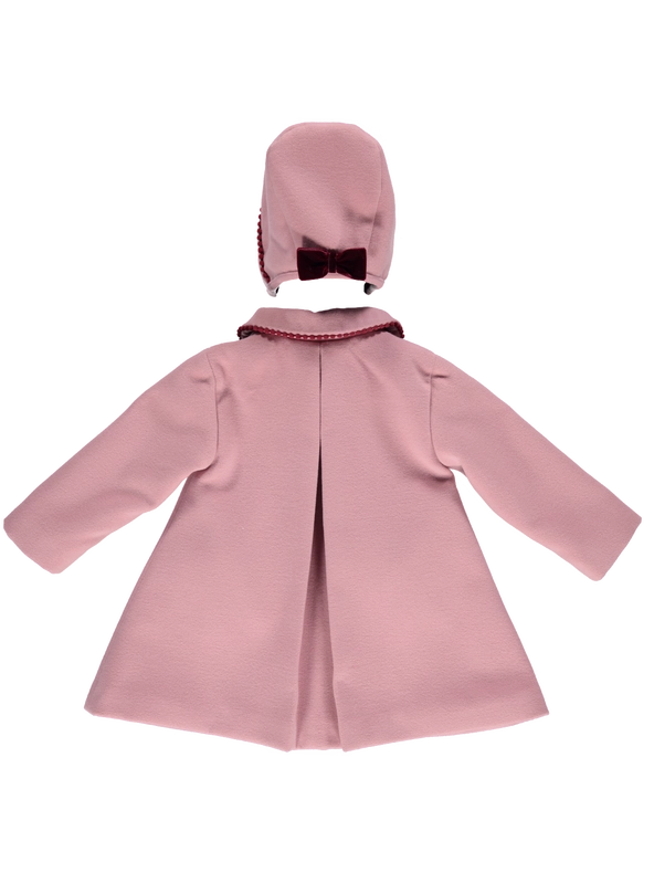 Pink Coat with Removable Hood