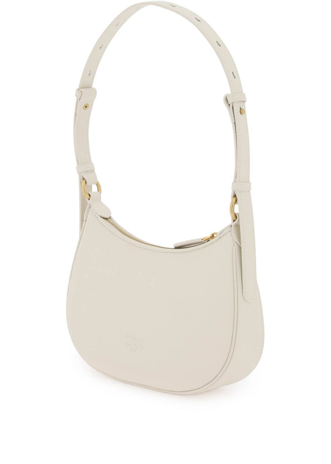 Pinko half moon shoulder bag - White