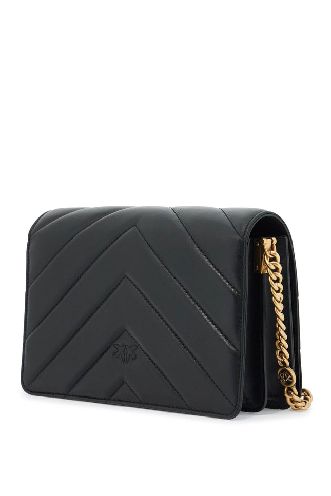 Pinko love click big chevron bag