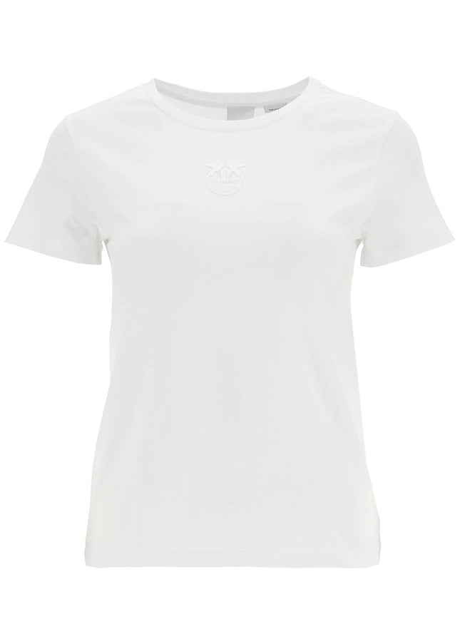 Pinko short-sleeved t-shirt with embroidery