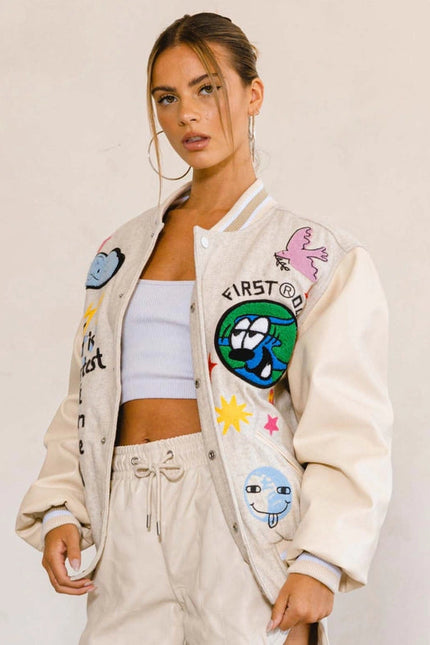 Planet Earth Varsity Jacket