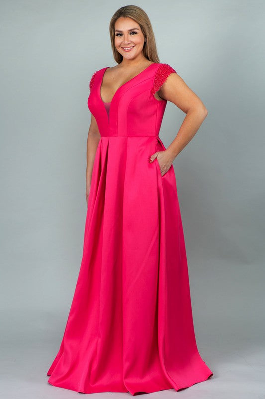 Plus Size Dress, Prom, Bridesmaid, Gowns