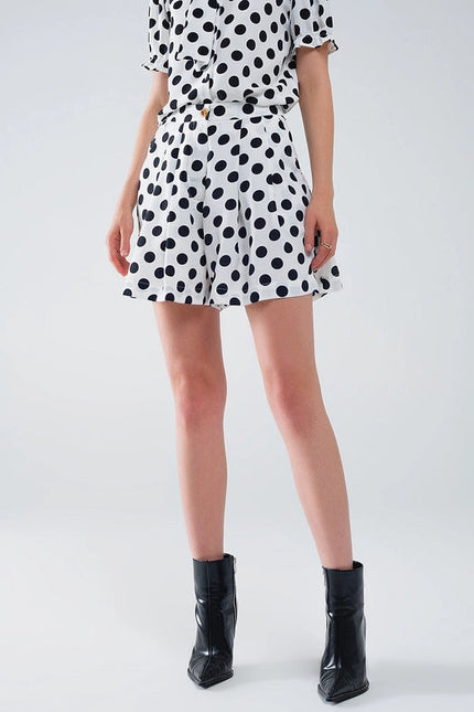 Polka Dot Shorts with Pockets