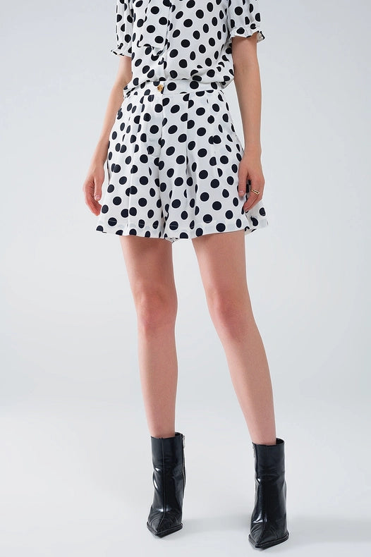 Polka Dot Shorts with Pockets