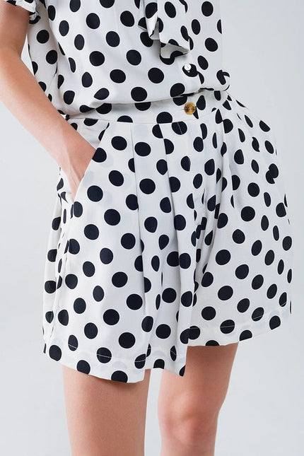 Polka Dot Shorts with Pockets