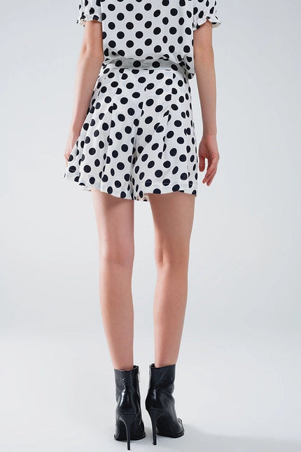 Polka Dot Shorts with Pockets