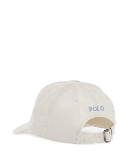 Polo Ralph Lauren beige cotton cap with curved brim and embroidered logo