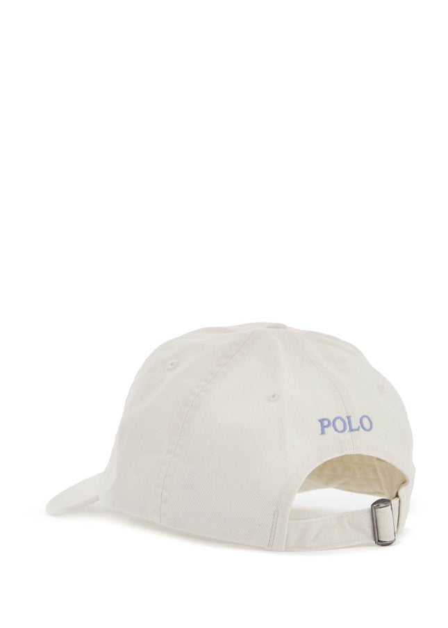 Polo Ralph Lauren beige cotton cap with curved brim and embroidered logo