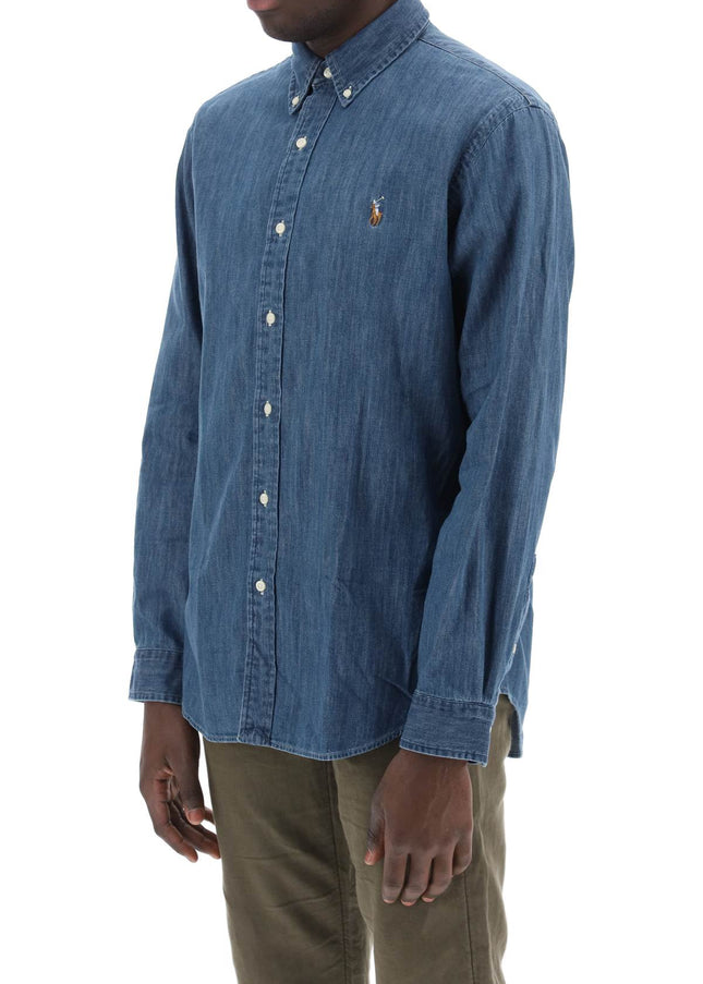 Polo Ralph Lauren custom fit shirt in lightweight denim