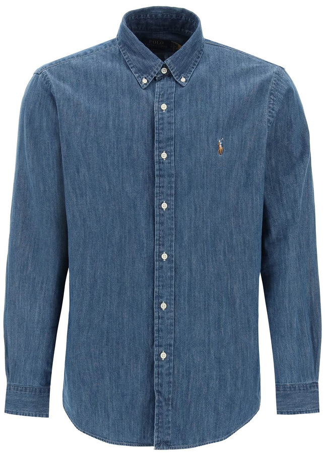 Polo Ralph Lauren custom fit shirt in lightweight denim