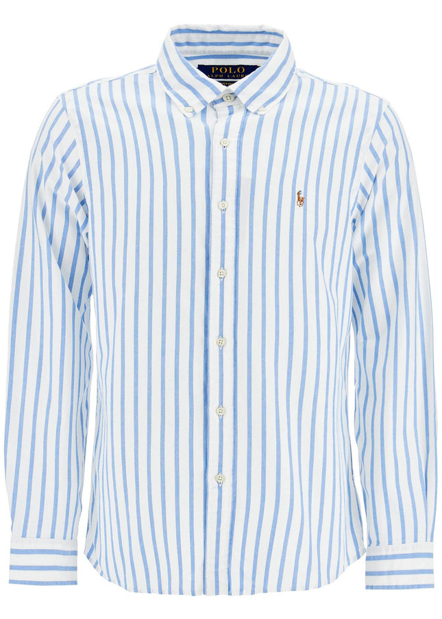 Polo Ralph Lauren custom fit shirt in striped oxford