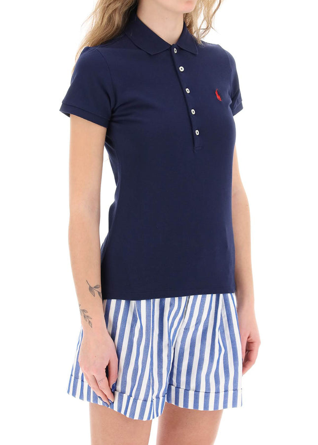 Polo Ralph Lauren julie slim fit five button polo shirt