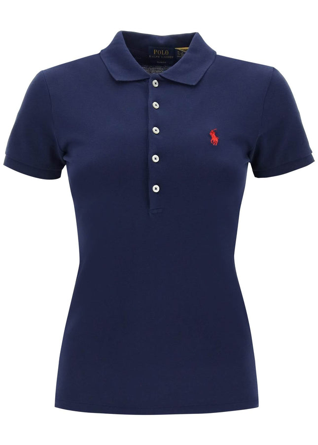 Polo Ralph Lauren julie slim fit five button polo shirt