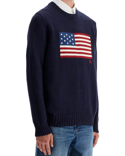 Polo Ralph Lauren sweater with american flag