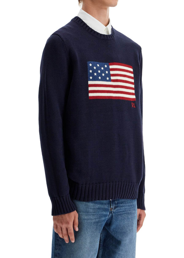 Polo Ralph Lauren sweater with american flag