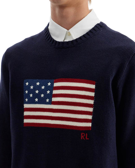 Polo Ralph Lauren sweater with american flag