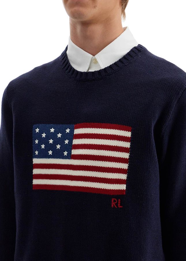 Polo Ralph Lauren sweater with american flag