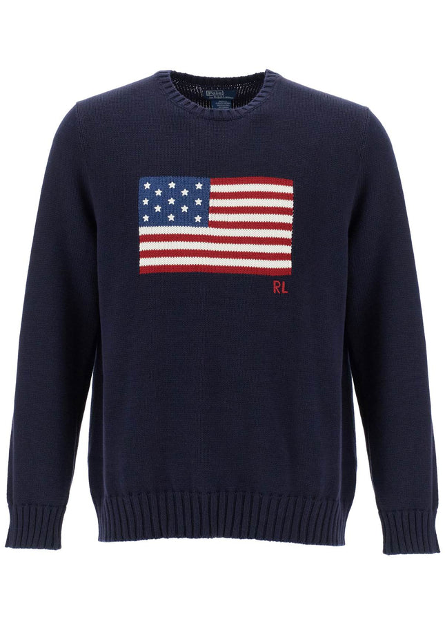 Polo Ralph Lauren sweater with american flag