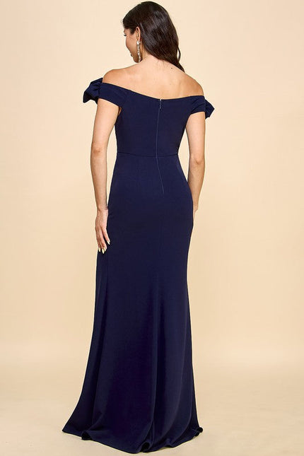 Prom,Bridesmaid Dress,Bridal,Gowns,Evening Dress Navy