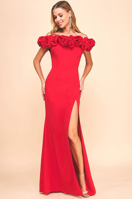 Prom,Bridesmaid Dress,Bridal,Gowns,Evening Dress Red