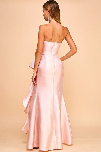 Prom,Bridesmaid Dress,Bridal,Gowns,Homecoming  Dusty Blush