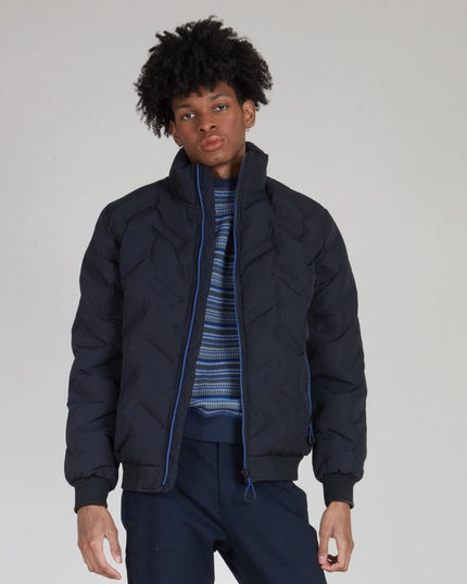 Quilted Baseball Jacket from Point Zero exclusive at Urbanheer