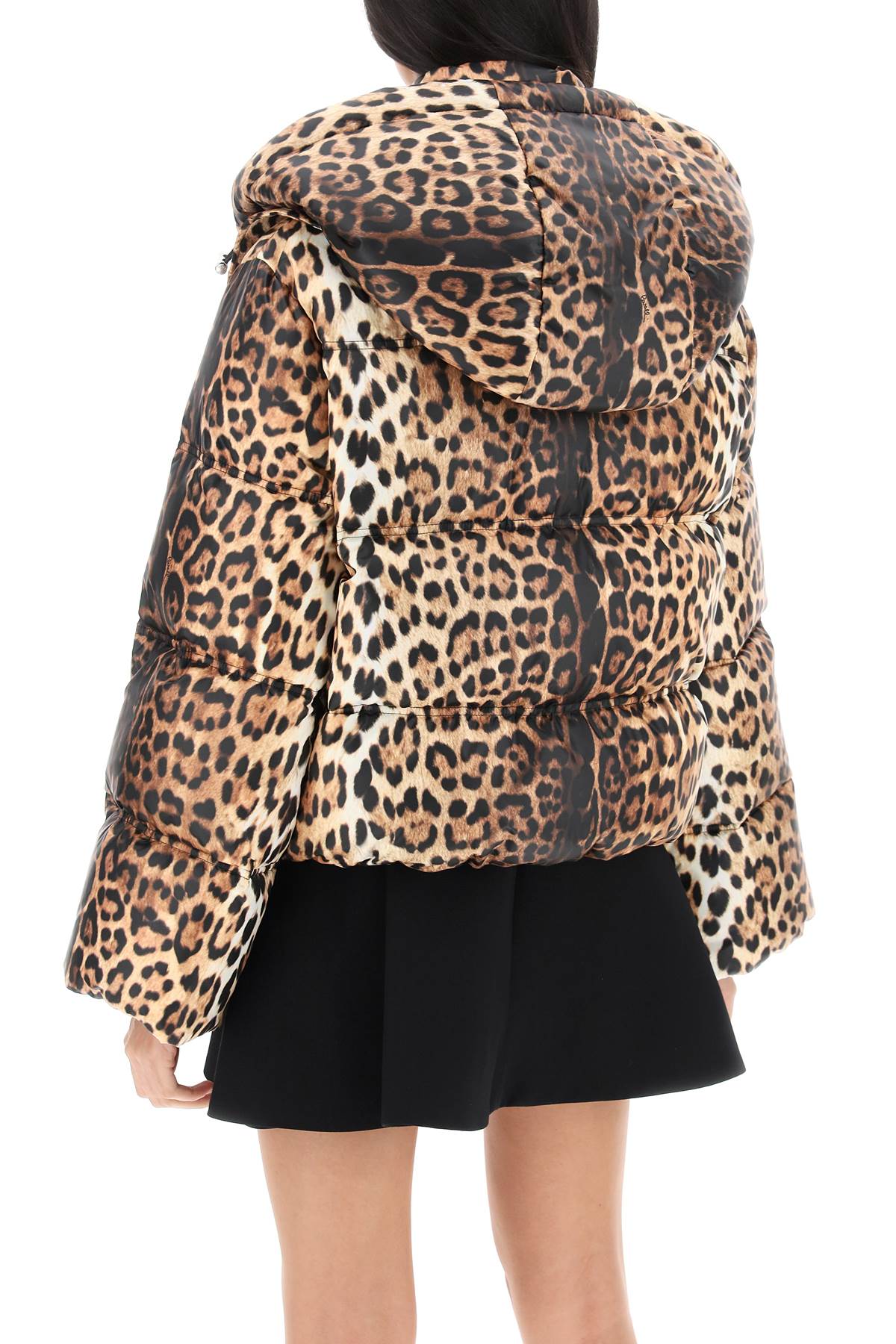 Roberto Cavalli Jaguar Hooded Puffer Jacket-Jacket-Roberto cavalli j-IT 40-Urbanheer