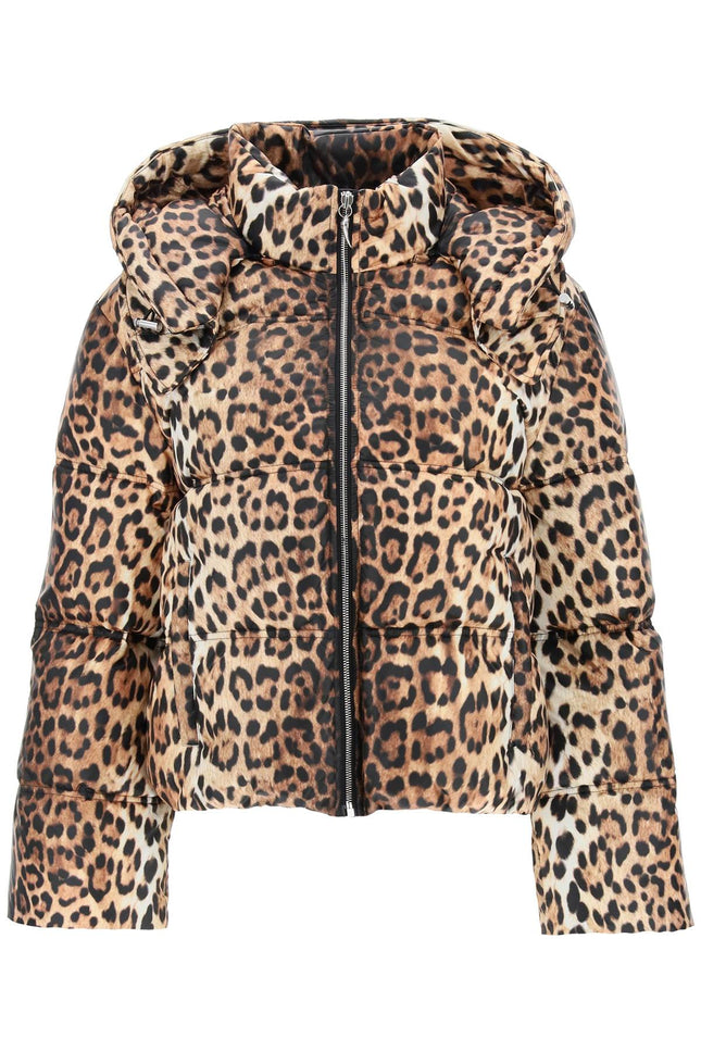 Roberto Cavalli Jaguar Hooded Puffer Jacket-Jacket-Roberto cavalli j-IT 40-Urbanheer