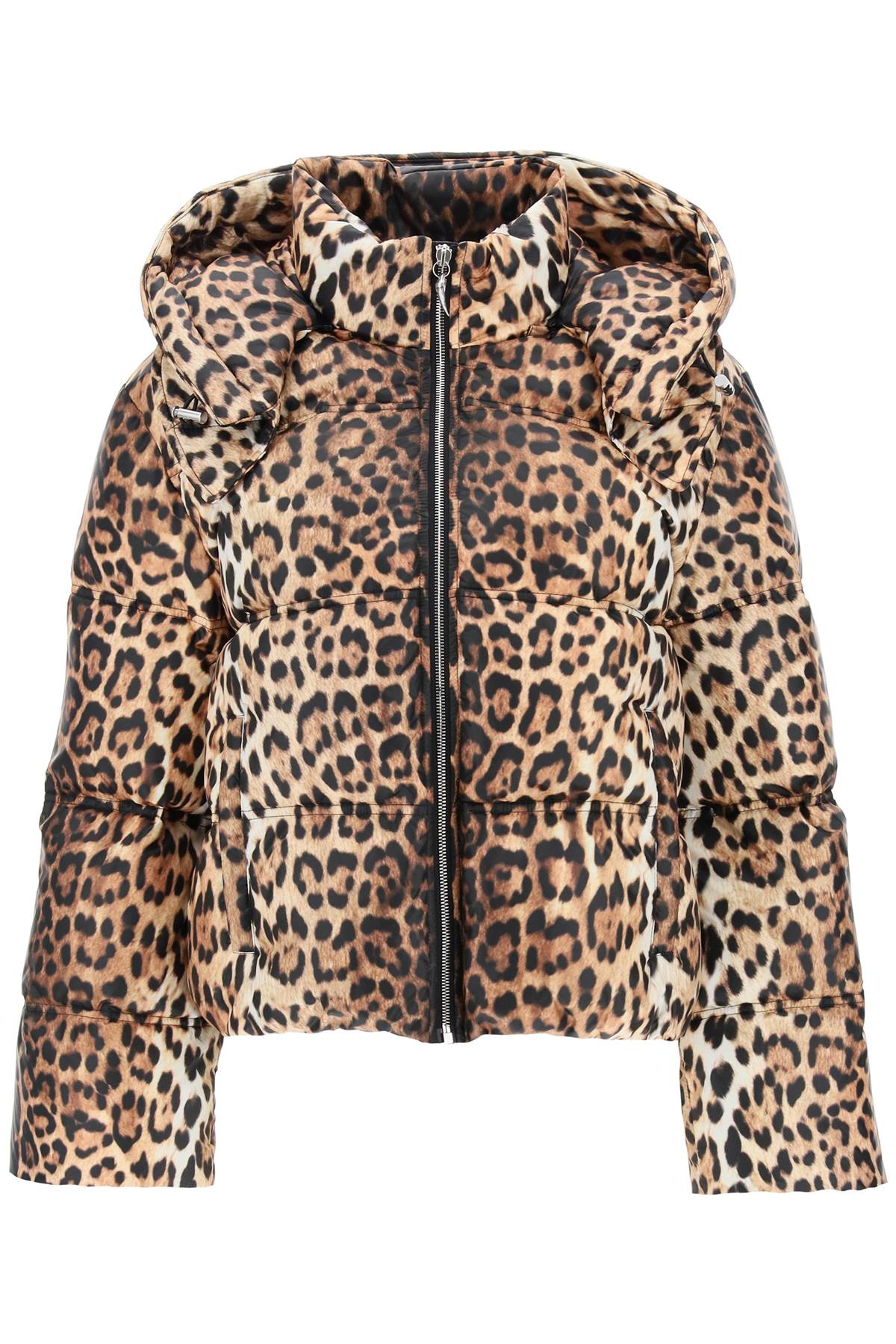 Roberto Cavalli Jaguar Hooded Puffer Jacket-Jacket-Roberto cavalli j-IT 40-Urbanheer