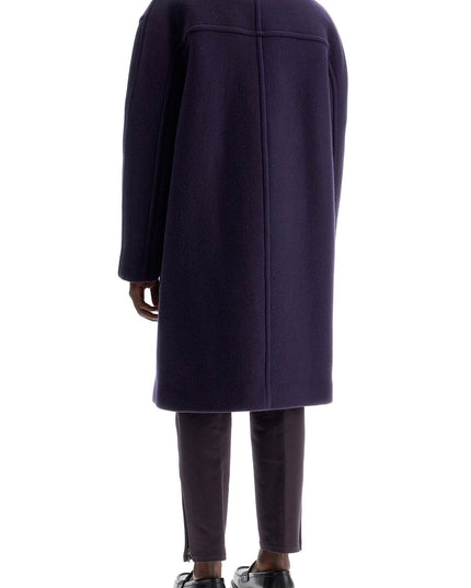 Lanvin double-breasted heavy wool coat