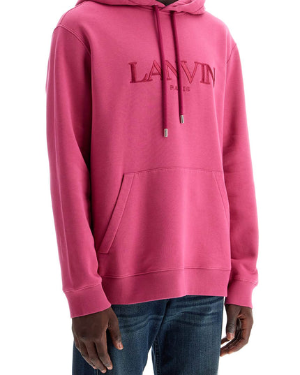 Lanvin hooded sweatshirt with embroidered logo