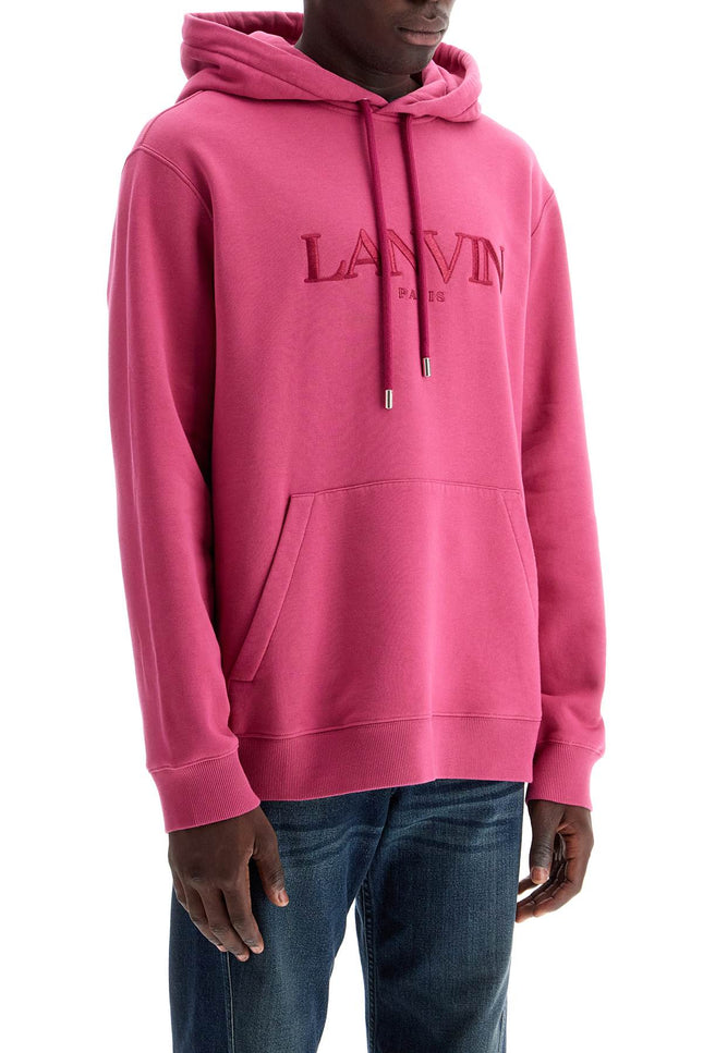 Lanvin hooded sweatshirt with embroidered logo