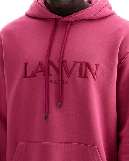 Lanvin hooded sweatshirt with embroidered logo