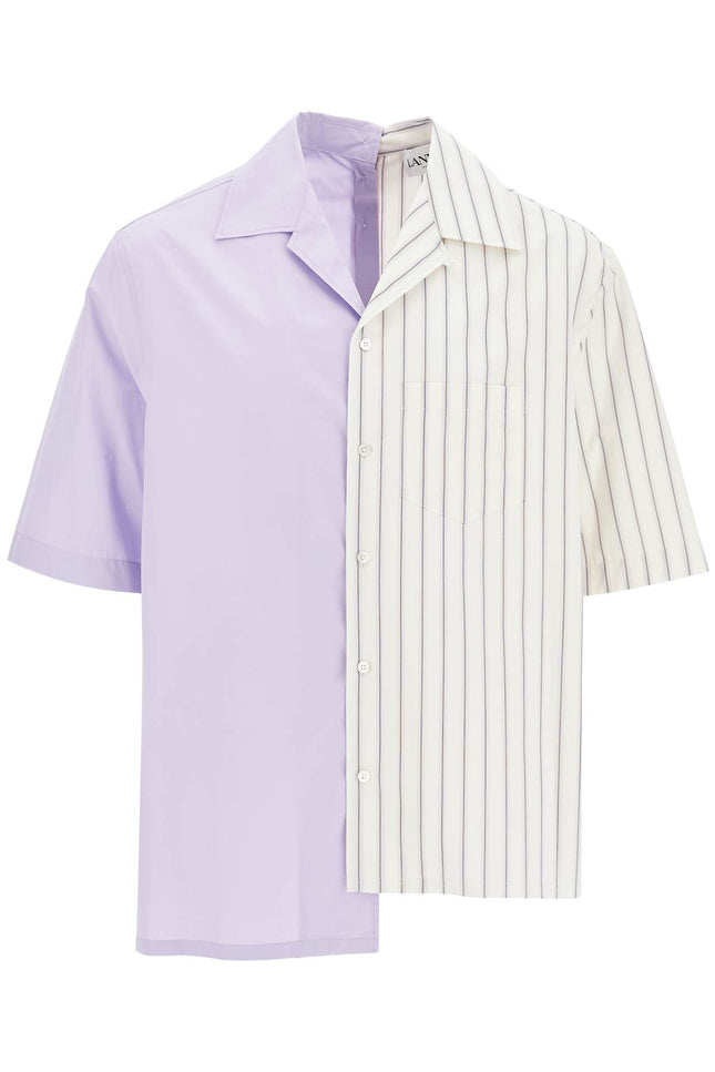 Lanvin asymmetric bowling shirt with